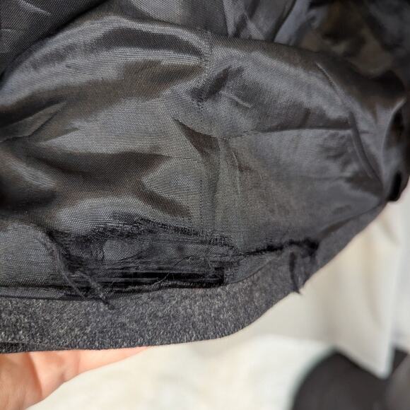 J. Percy Double Breasted Peacoat Gray Size 10 - Picture 8 of 16